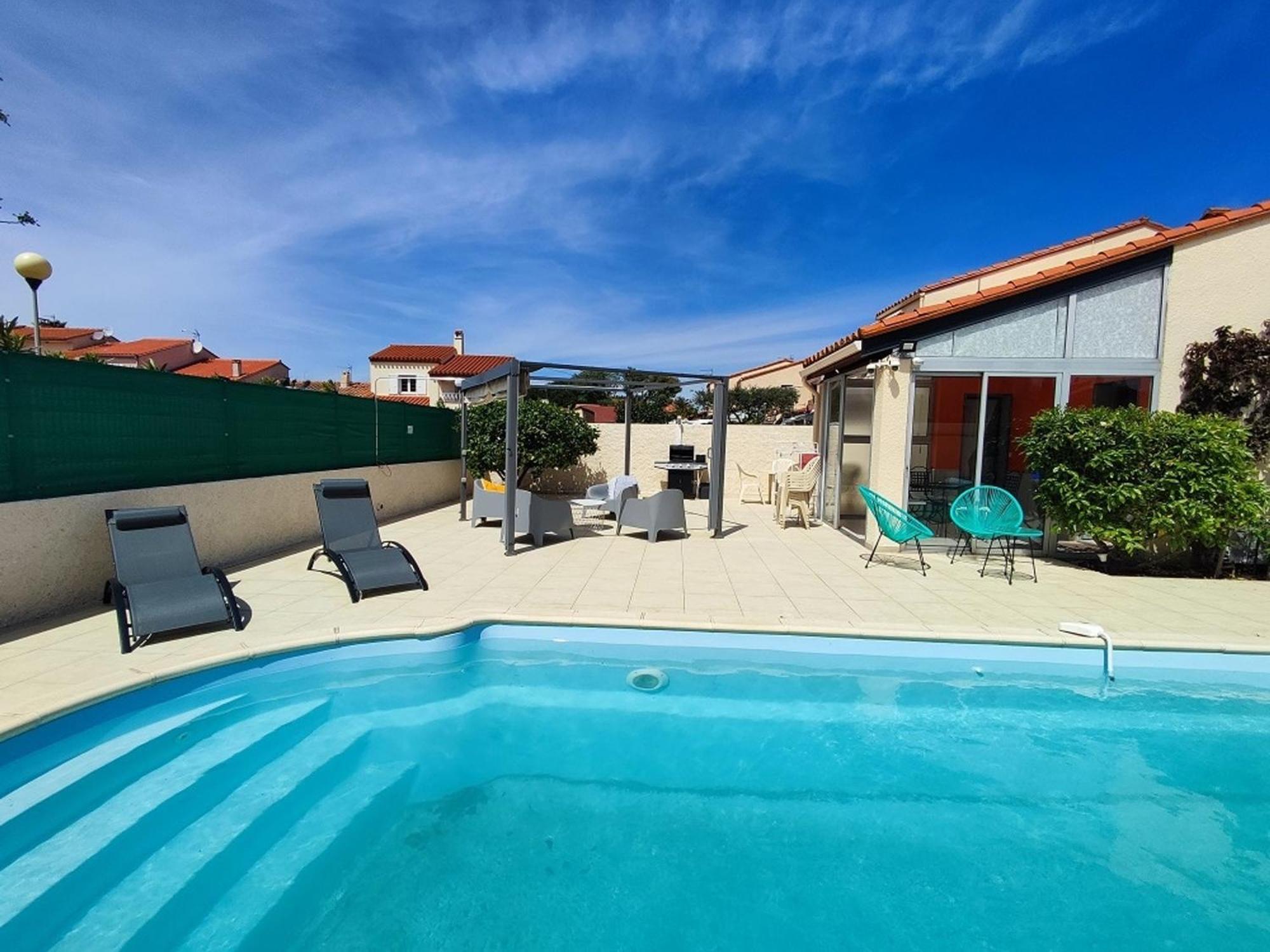 Pavillon 6 Pers A Argeles-Sur-Mer: Piscine, Clim, Parking, Wifi, Proche Plage - Fr-1-776-5 外观 照片